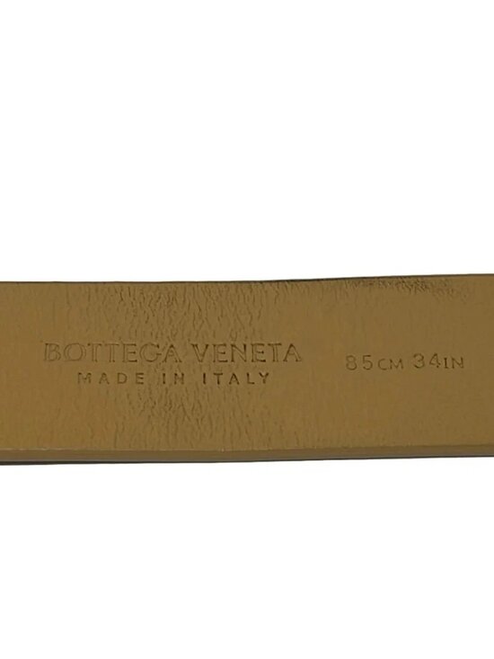 BOTTEGA VENETA Beige Gold Leather Hardware Belt main image 5